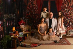 Familie fotoshoot kerst