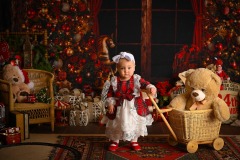 Gezinsfotoshoot in Kerst