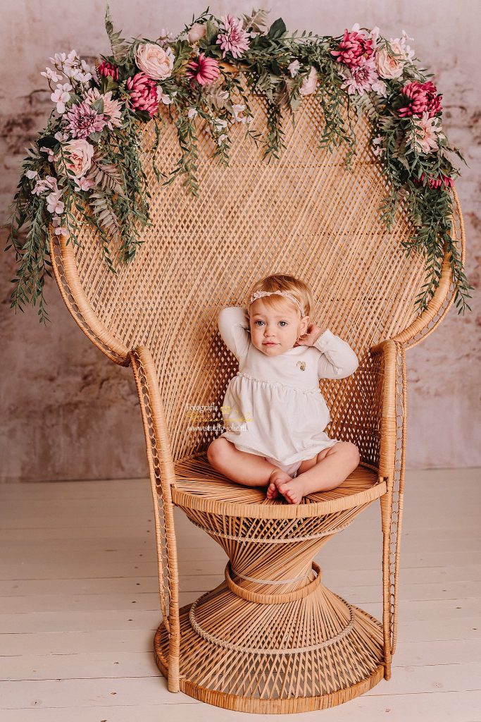 Gezinsfoto met baby